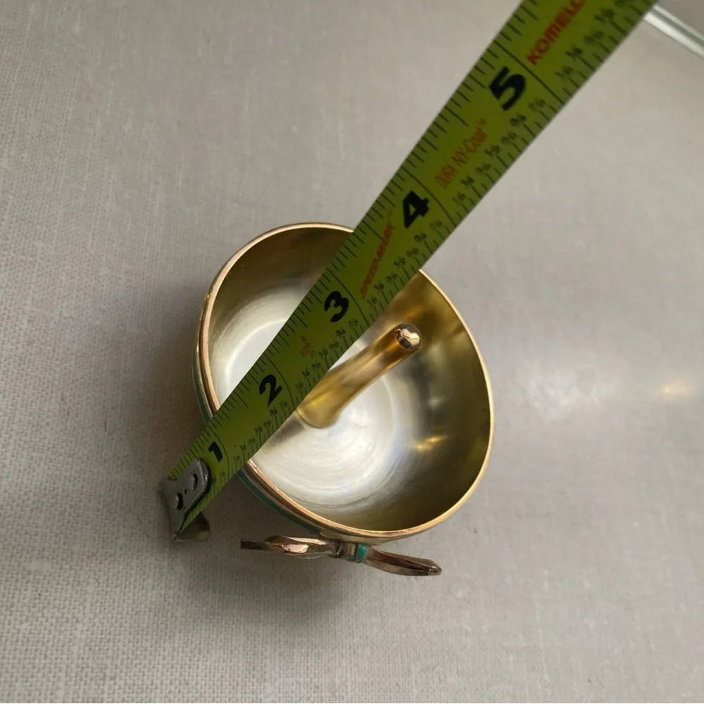 Kate Spade x Lenox Turquoise Blue Gold‎ Ring Holder Trinket Dish